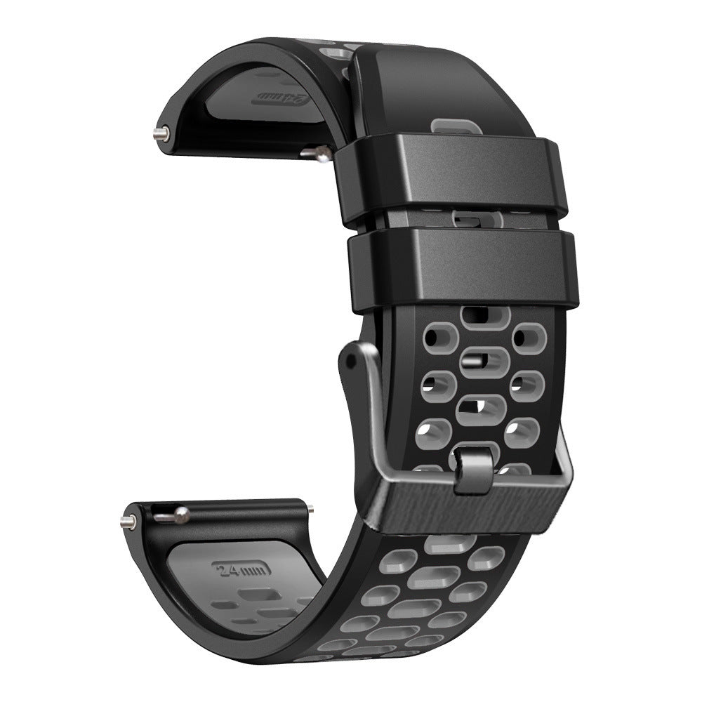 Coros Apex 4 - 46mm Sport Buckle Strap (Black/Grey)