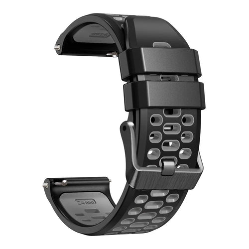 Bracelet sport avec boucle TicWatch Pro 5 Enduro (noir/gris)