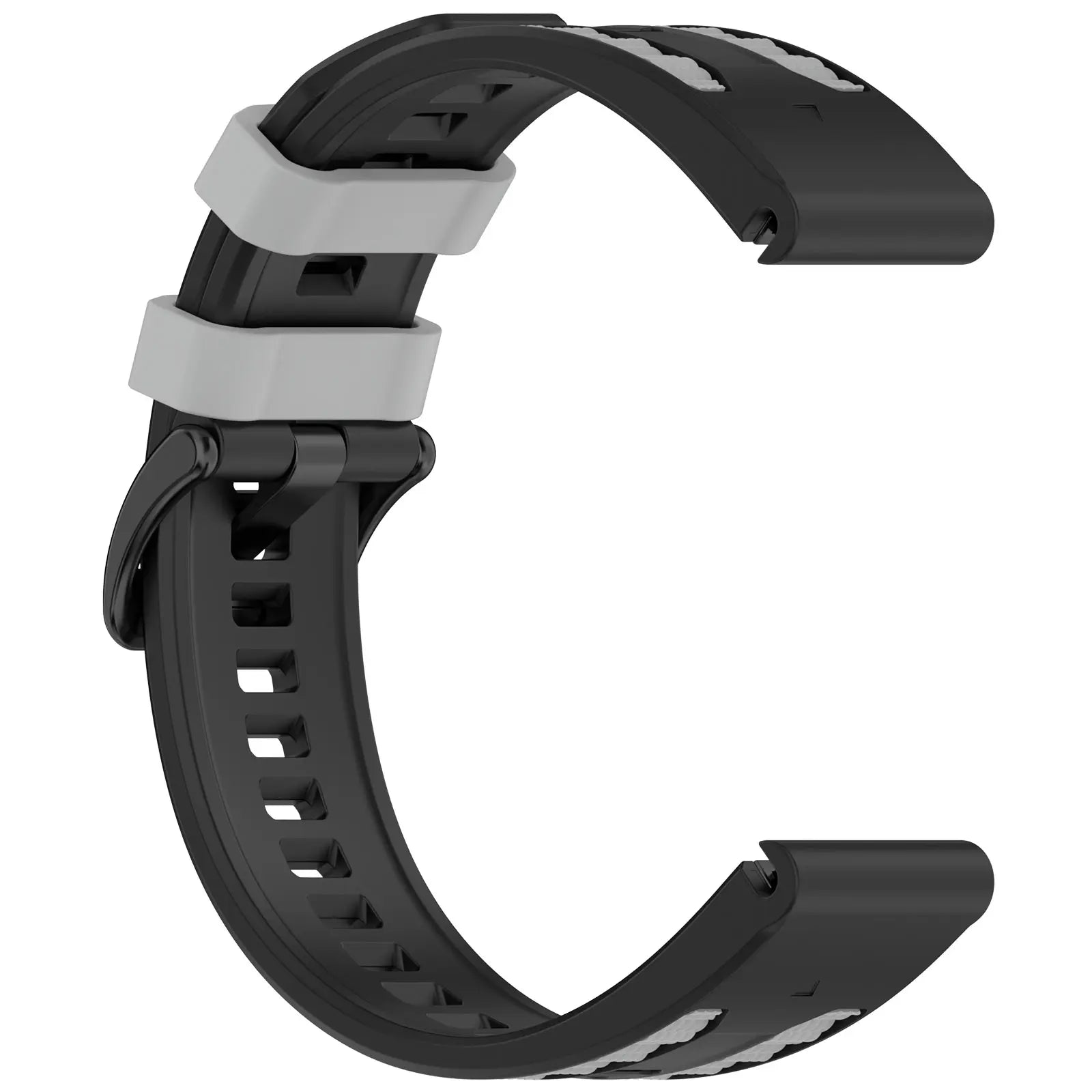 Bracelet sport grain Garmin Enduro 1/2/3 (noir/gris)