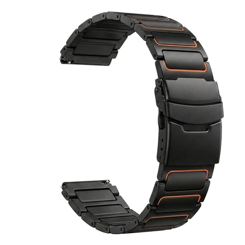 Amazfit Balance 3 Turtle Titanium Strap (Black/Orange)