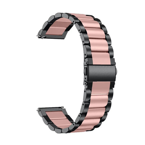 Bracelet acier Garmin Forerunner 70 (noir/rose)