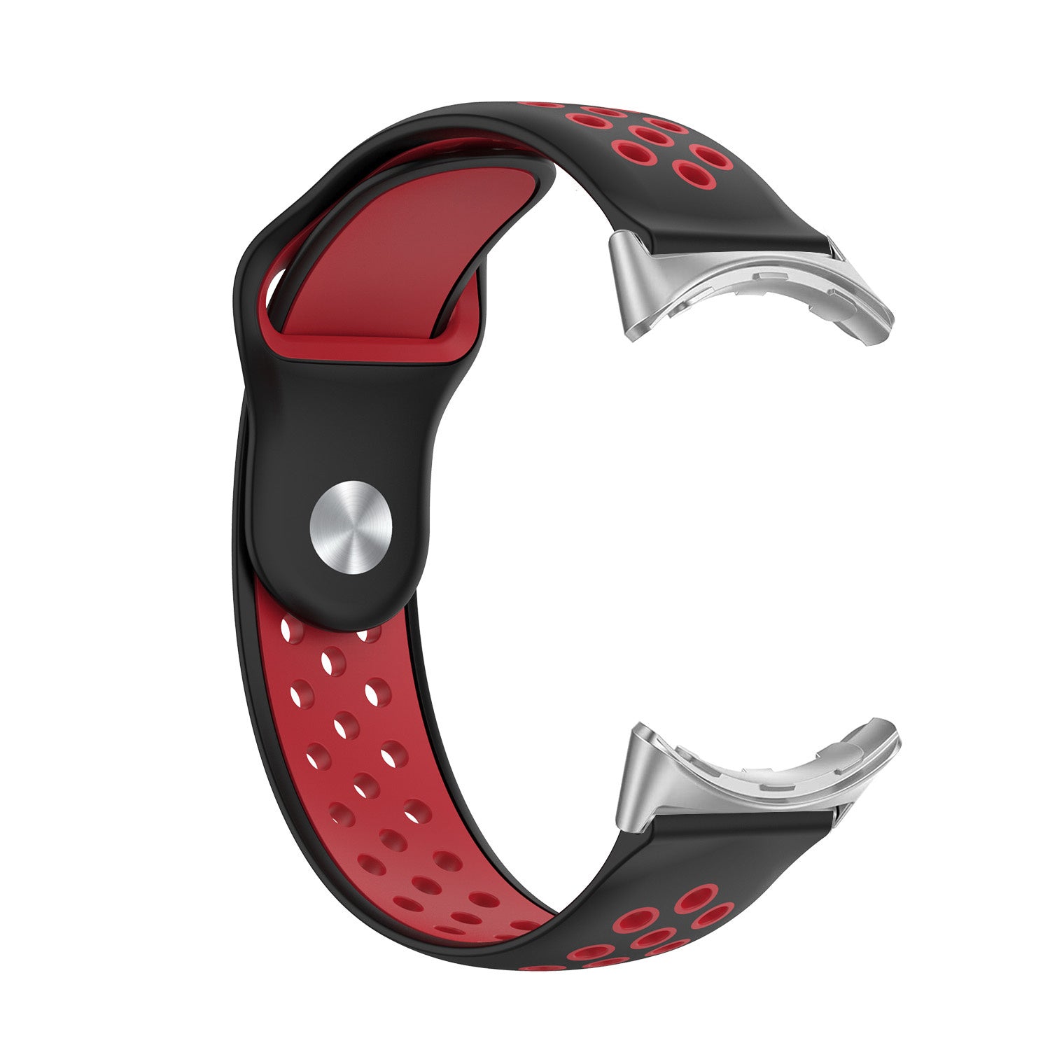 Bracelet sport Google Pixel Watch 4 - 41mm (noir/rouge)