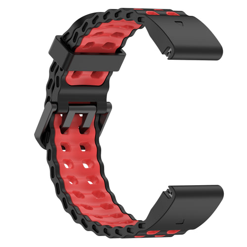 Amazfit T-Rex Ultra 2 Wave Sport Strap (Black/Red)