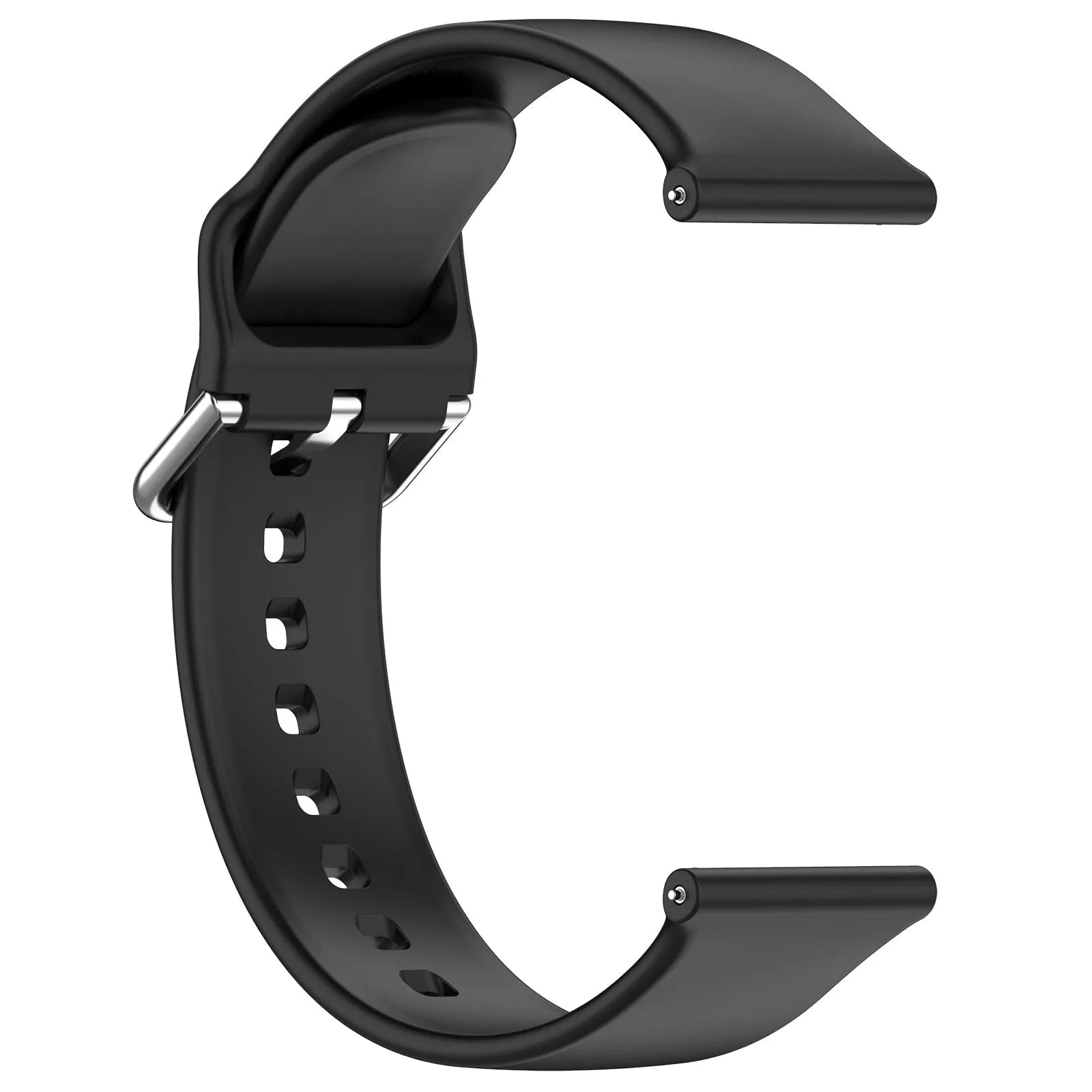 Coros Nomad Silicone Buckle Strap (Black)