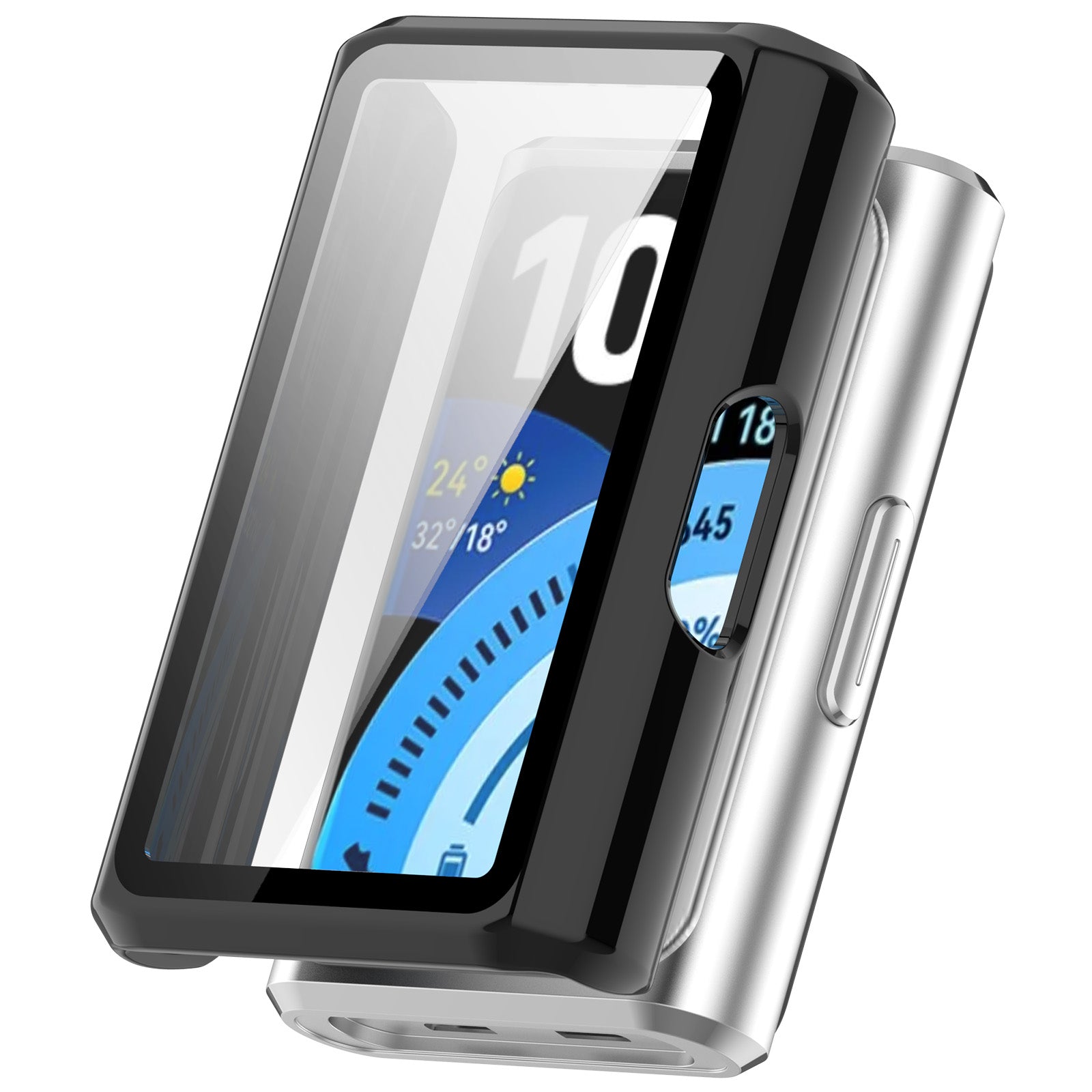 Coque Pro PC en verre Pro Huawei Band 11 (noir)