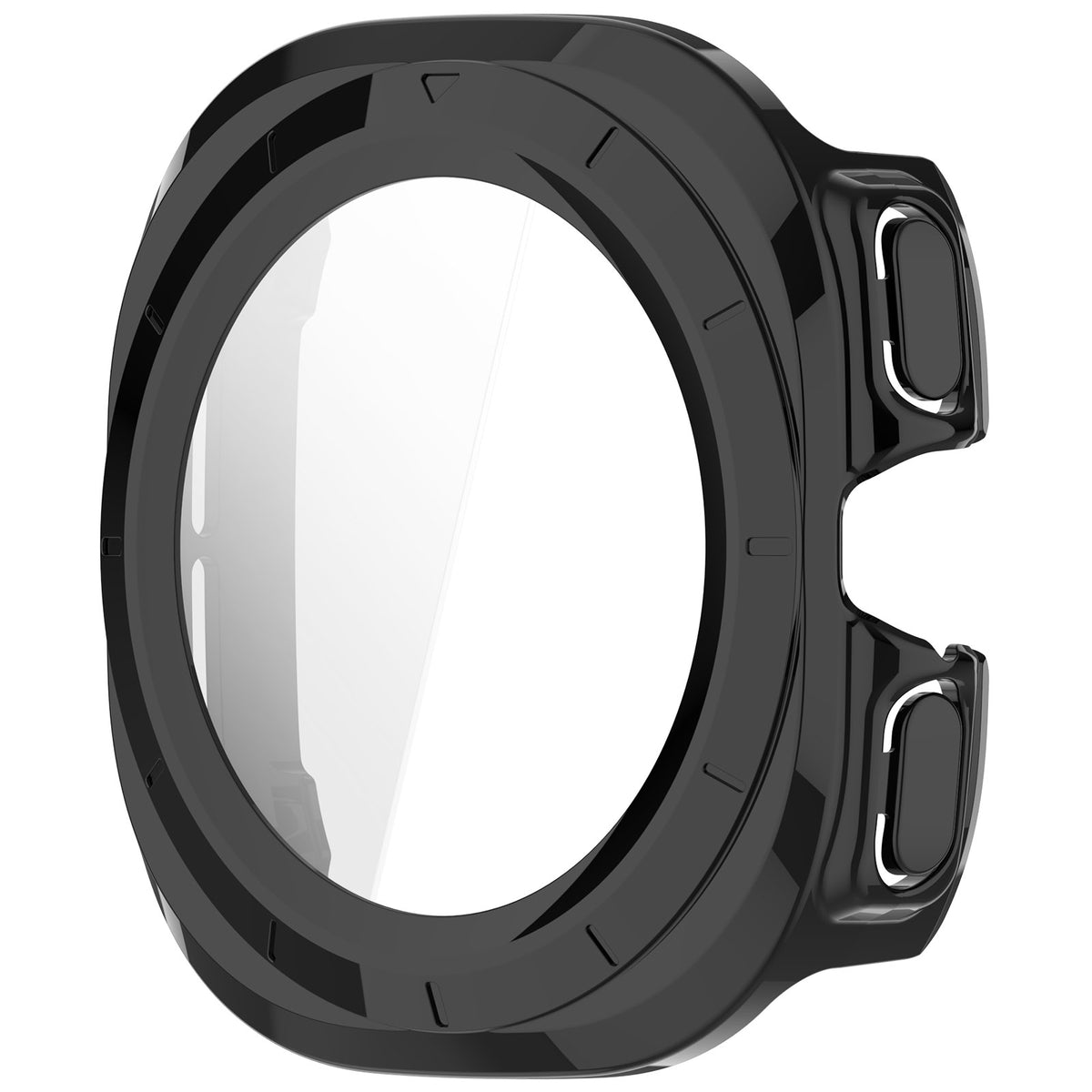 Samsung Galaxy Watch Ultra 2 PC Case with Glass (Black)