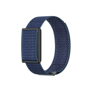 Nylon Strap, blue, without a watch, 3/4 front view