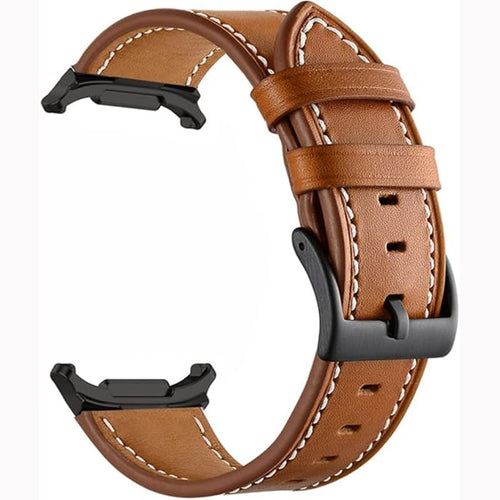Leather Strap, brown, without a watch, 3/4 front view