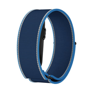 Nylon Strap for Biceps, duo blue, without a watch, 3/4 front view