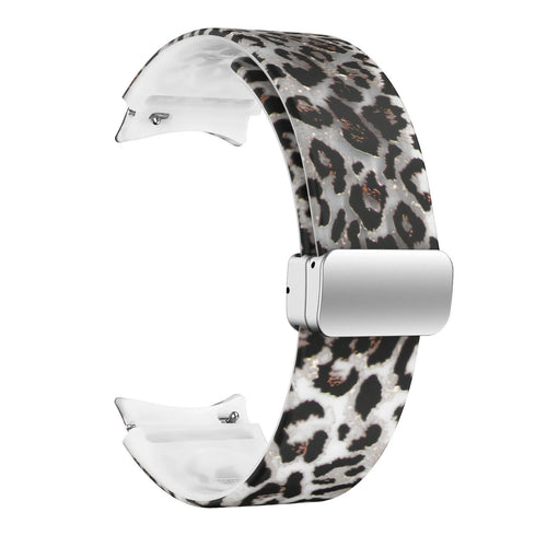 Bracelet brille dans le noir à fermoir Samsung Galaxy Watch 4 40mm Léopard
