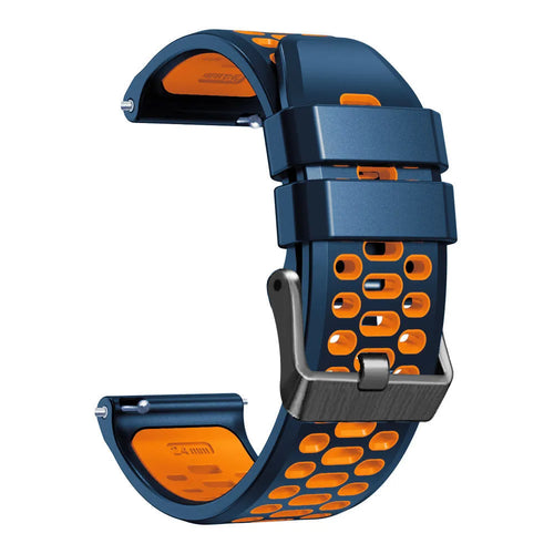 Bracelet sport avec boucle Coros Apex 4 - 46mm (bleu/orange)