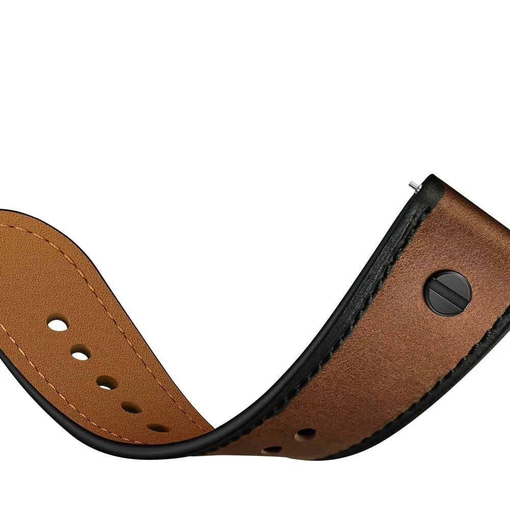 Oppo Watch X2 Leather Strap with Screw (Black)