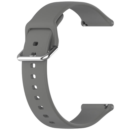 Nomad Bracelet silicone avec boucle Coros (gris foncé)