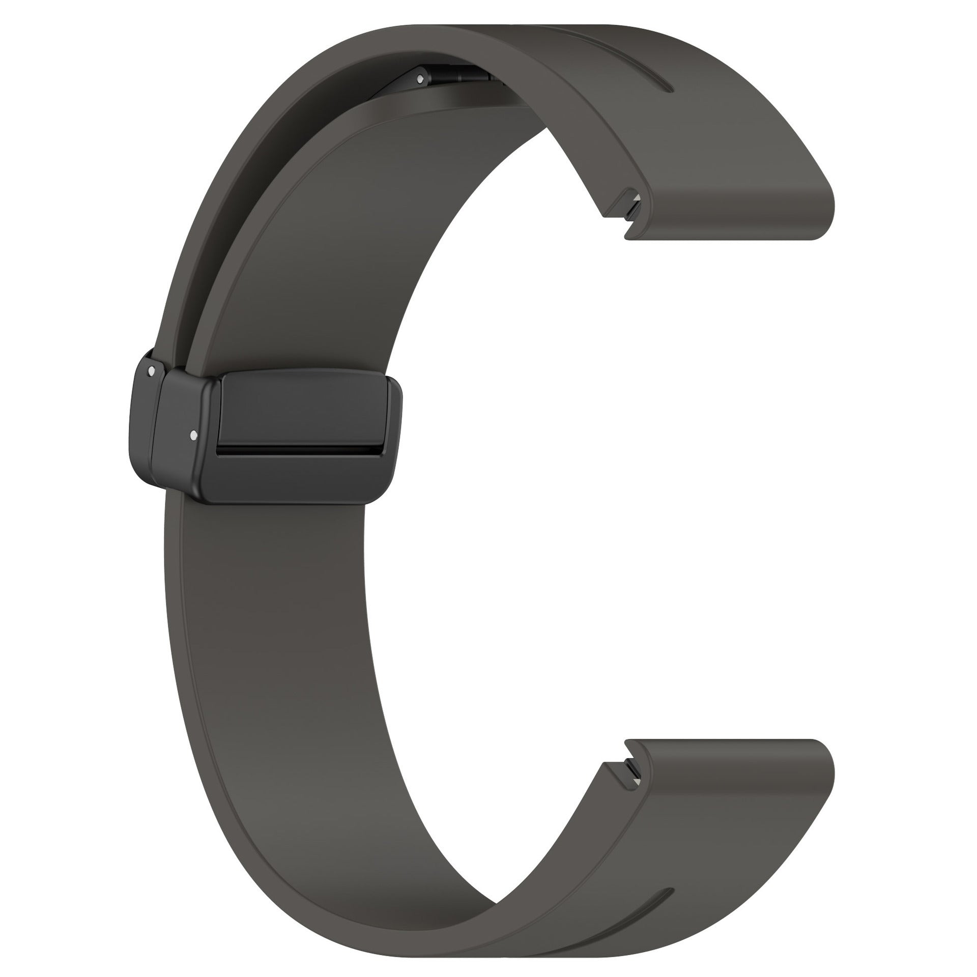 Bracelet silicone avec boucle-D Garmin Fenix 8 - 51mm (gris foncé)