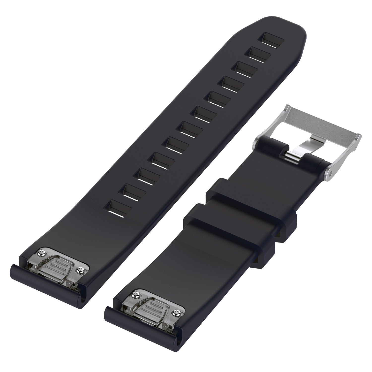 Bracelet silicone brillant Garmin Approach S70 - 42mm (bleu foncé)