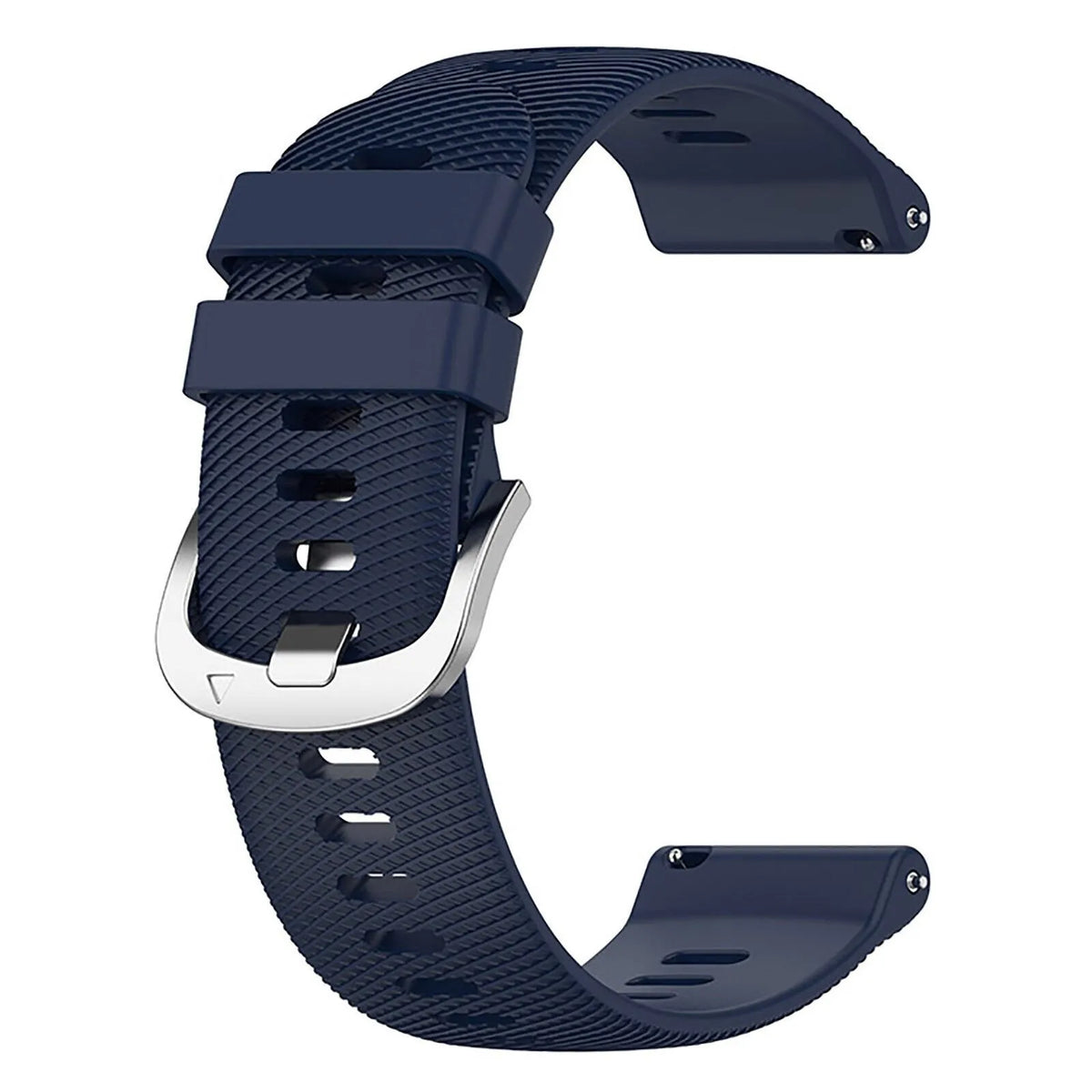 Silicone Strap, dark blue, without a watch, 3/4 front view