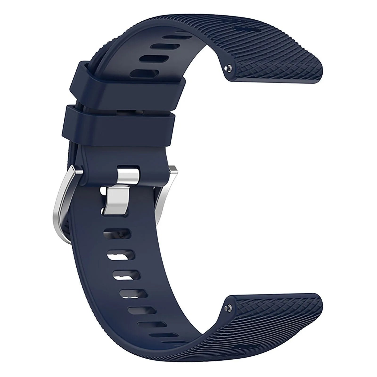 Silicone Strap, dark blue, without a watch, 3/4 front view