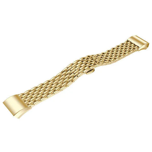 Steel Dragon Strap, gold, without a watch, 3/4 front view