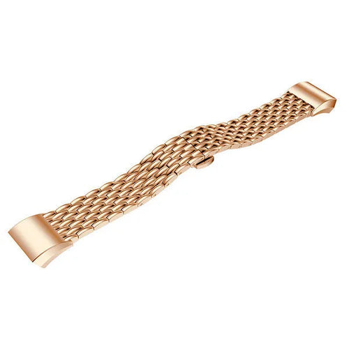 Steel Dragon Strap, rose gold, without a watch, 3/4 front view