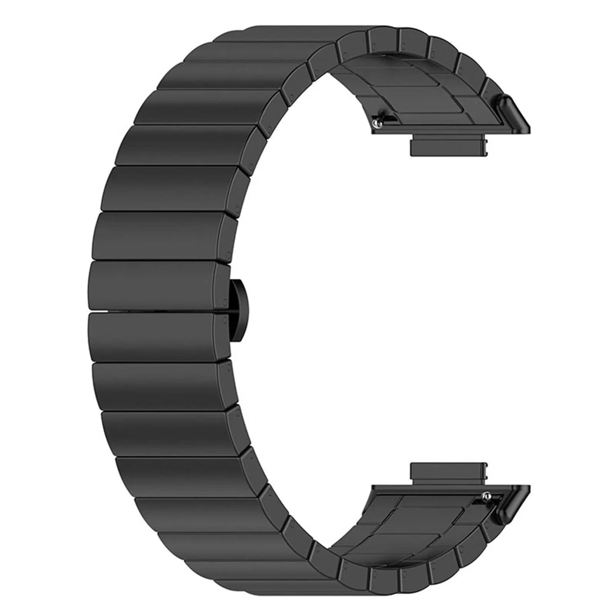 Metal Strap, black, without a watch, 3/4 front view