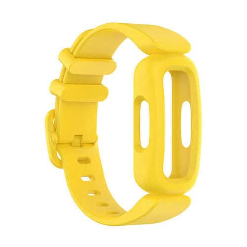 Silicone Strap, yellow, without a watch, 3/4 front view