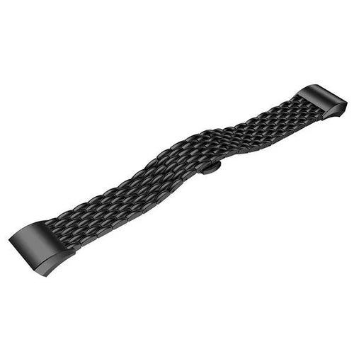 Steel Dragon Strap, black, without a watch, 3/4 front view