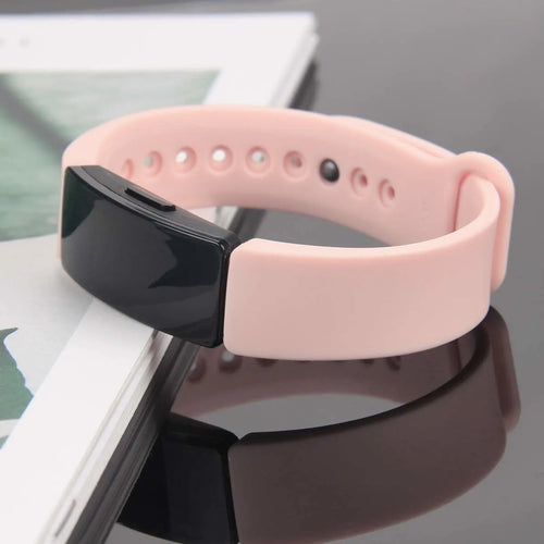 Silicone Strap, light pink, without a watch, 3/4 front view