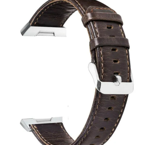 Leather Strap, dark brown, without a watch, 3/4 front view