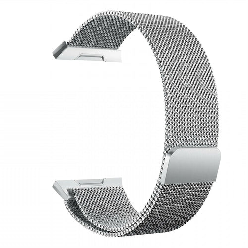Milanese Strap, silver, without a watch, 3/4 front view