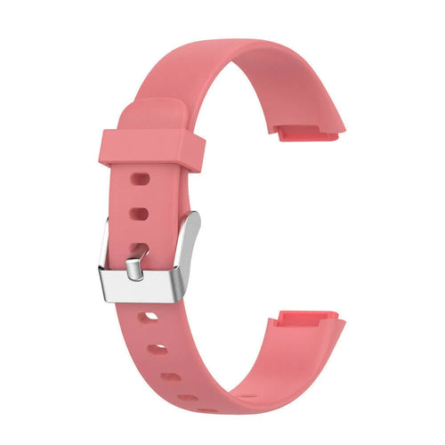 Silicone Strap, pink, without a watch, 3/4 front view