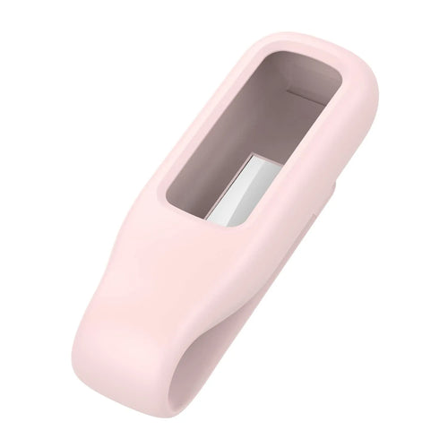 Silicone Clip, pink, without a watch, 3/4 front view
