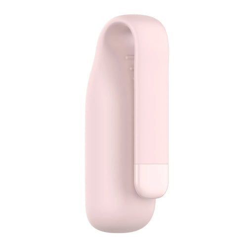 Silicone Clip, pink, without a watch, 3/4 front view