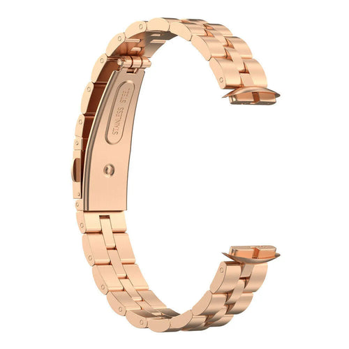 Steel Strap, rose gold, without a watch, 3/4 front view