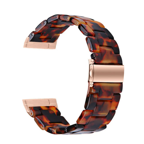 Metal Resin Strap, lava, without a watch, 3/4 front view