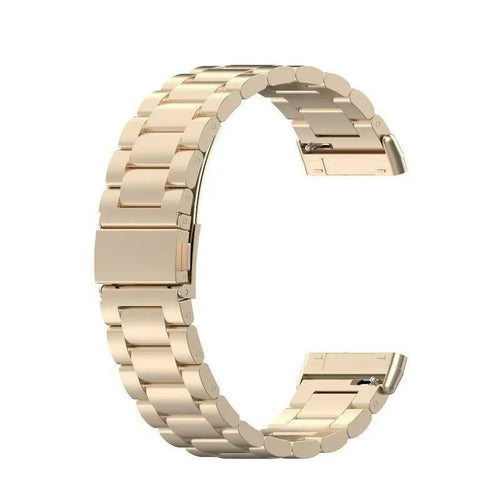 Steel Strap, champagne, without a watch, 3/4 front view
