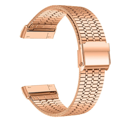 Fine Steel Strap, rose gold, without a watch, 3/4 front view