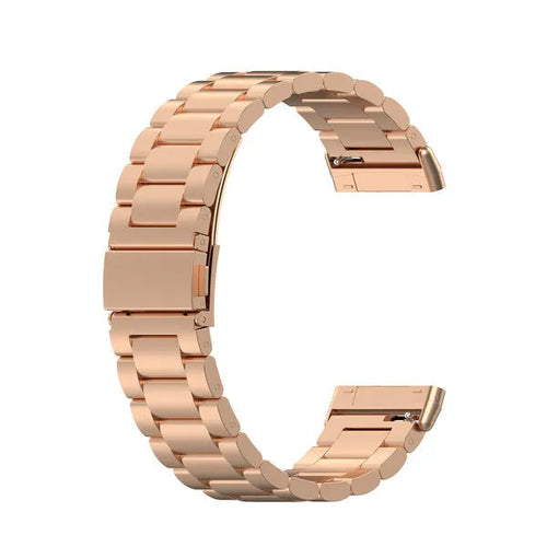 Steel Strap, rose gold, without a watch, 3/4 front view