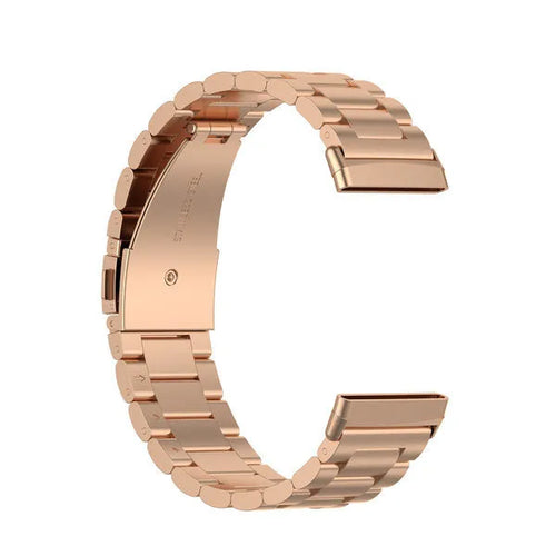 Steel Strap, rose gold, without a watch, 3/4 front view