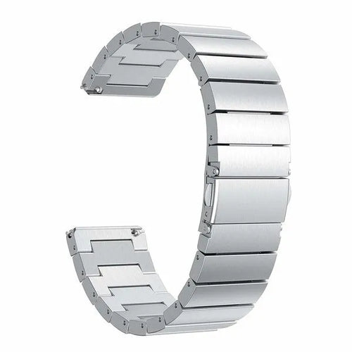 Metal Strap, silver, without a watch, 3/4 front view