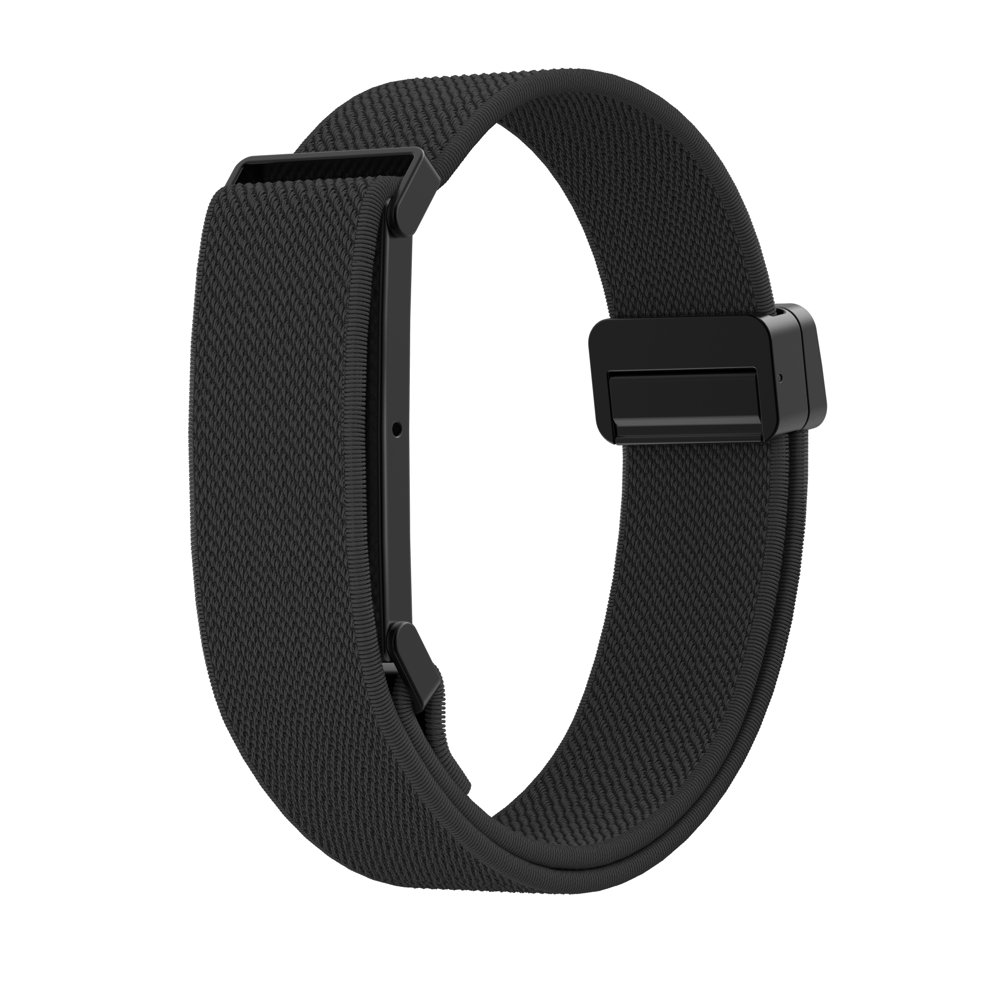 Bandz Bracelet biceps nylon avec boucle-D Fitbit Air (noir)