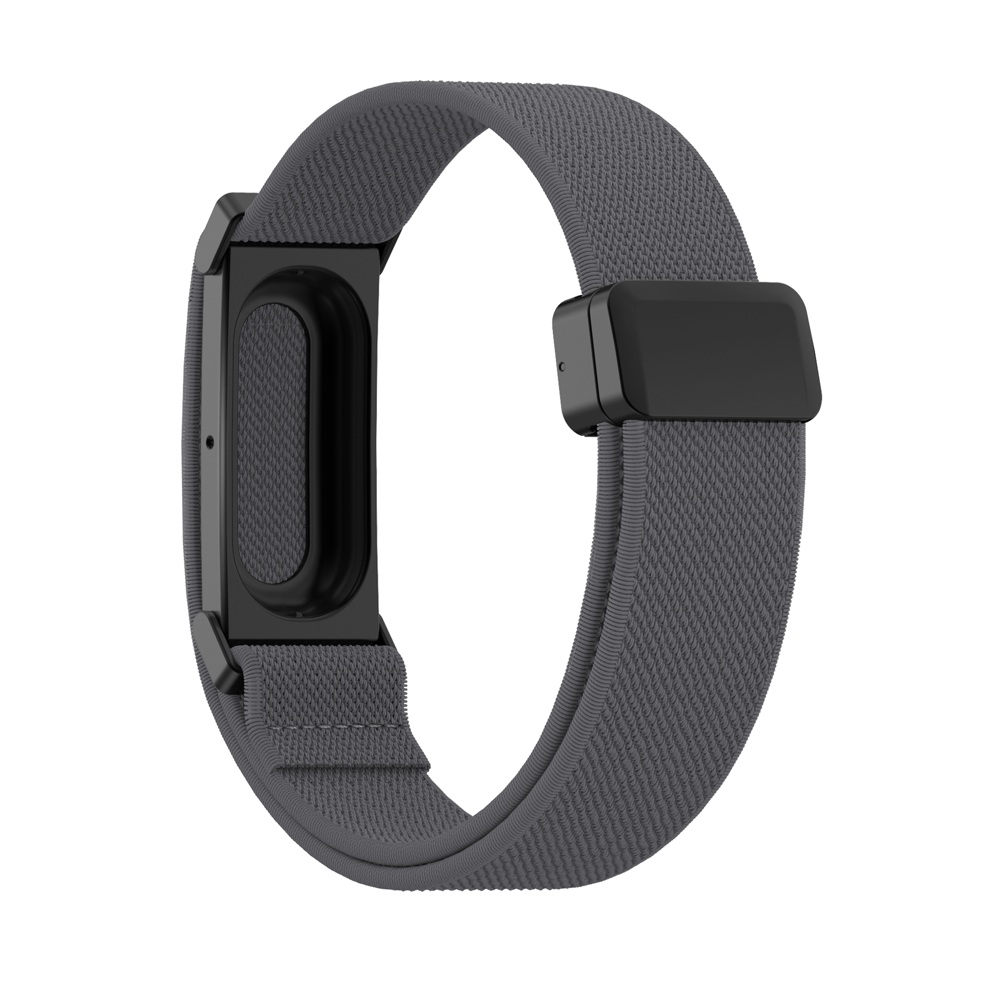 Bandz Bracelet biceps nylon avec boucle-D Fitbit Air (gris foncé)