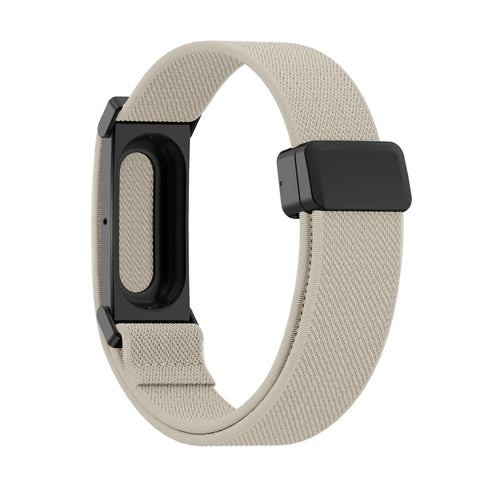 Nylon Strap with D-buckle, starlight, without a watch, 3/4 front view