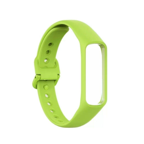 Silicone Strap, lime, without a watch, 3/4 front view