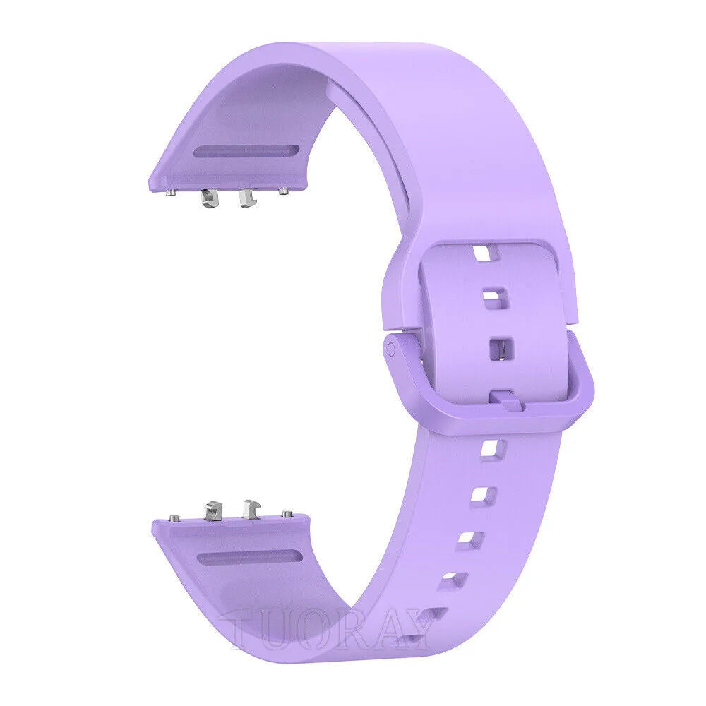 Silicone Strap, lilac, without a watch, 3/4 front view