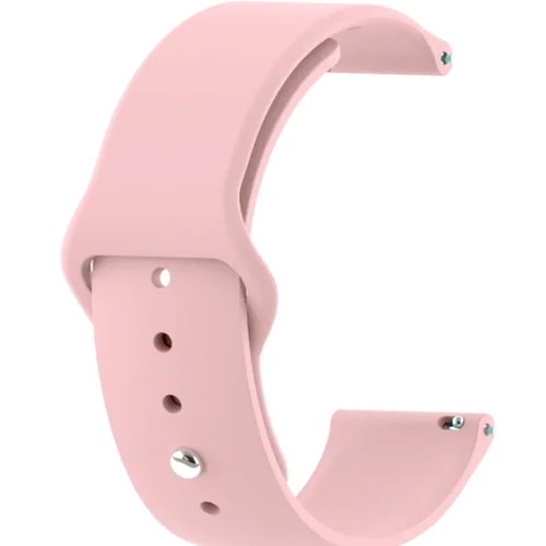 Silicone Sport Strap, pink, without a watch, 3/4 front view
