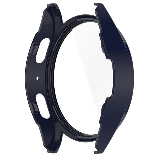 Coque rigide avec verre Samsung Galaxy Watch 7 44mm (bleu foncé)