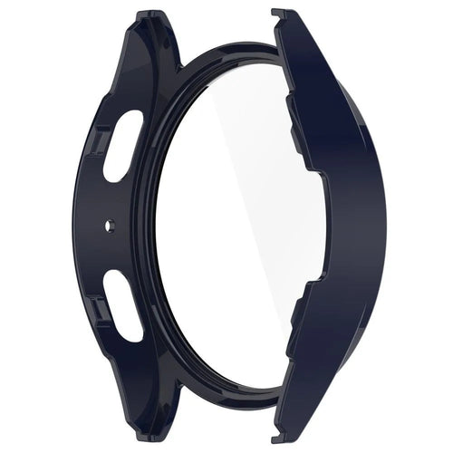 Coque rigide avec verre Samsung Galaxy Watch 7 44mm (bleu foncé)