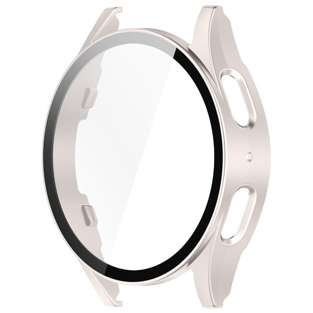 Coque rigide avec verre Samsung Galaxy Watch 7 40mm (lumière stellaire)