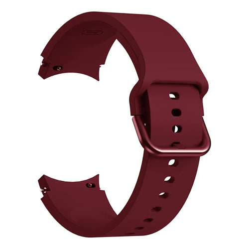 Bracelet silicone boucle Samsung Galaxy Watch 5 Pro (rouge)