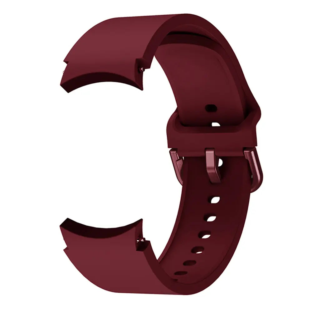Bracelet silicone boucle Samsung Galaxy Watch 5 Pro (rouge)